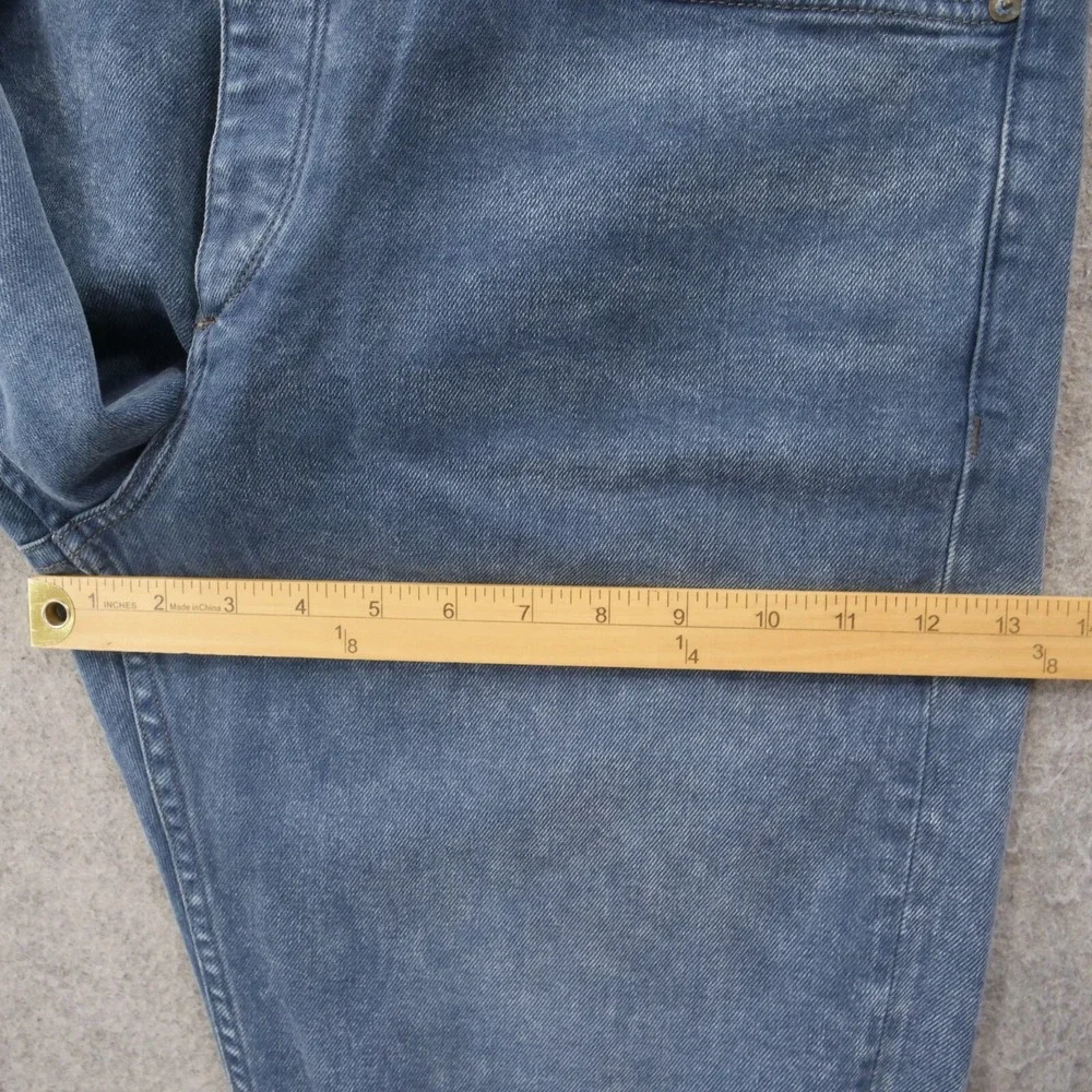Rag & Bone Jeans Mens 38 Blue Fit 1 Extra Slim Straight Mid Rise Distressed